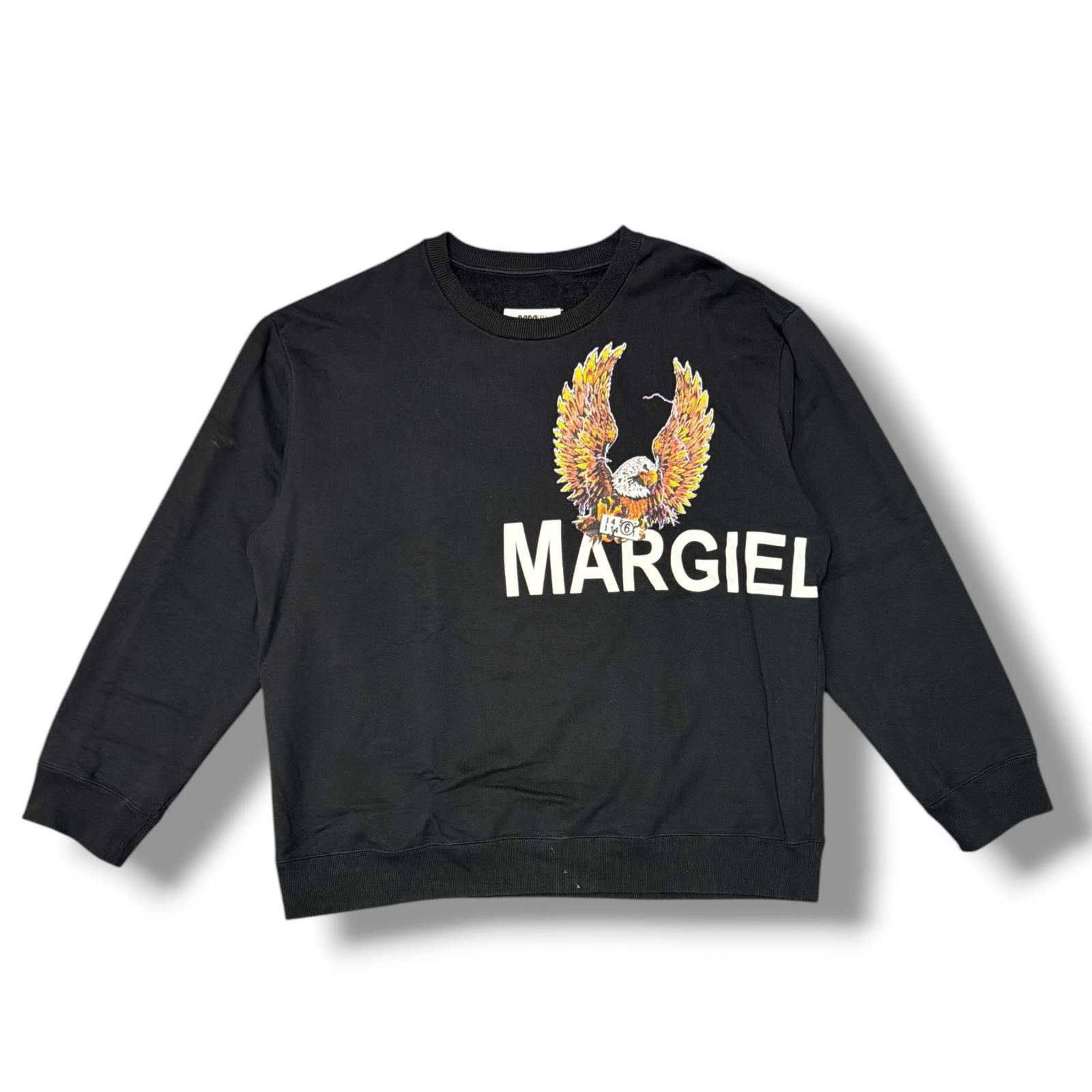 MM6・エムエムシックス Eagle print sweat 状態A イーグルプリントスウェット トレーナー S52GU0141 サイズL ブラック メンズ （19226M）【中古】｜買取MOTTO　店