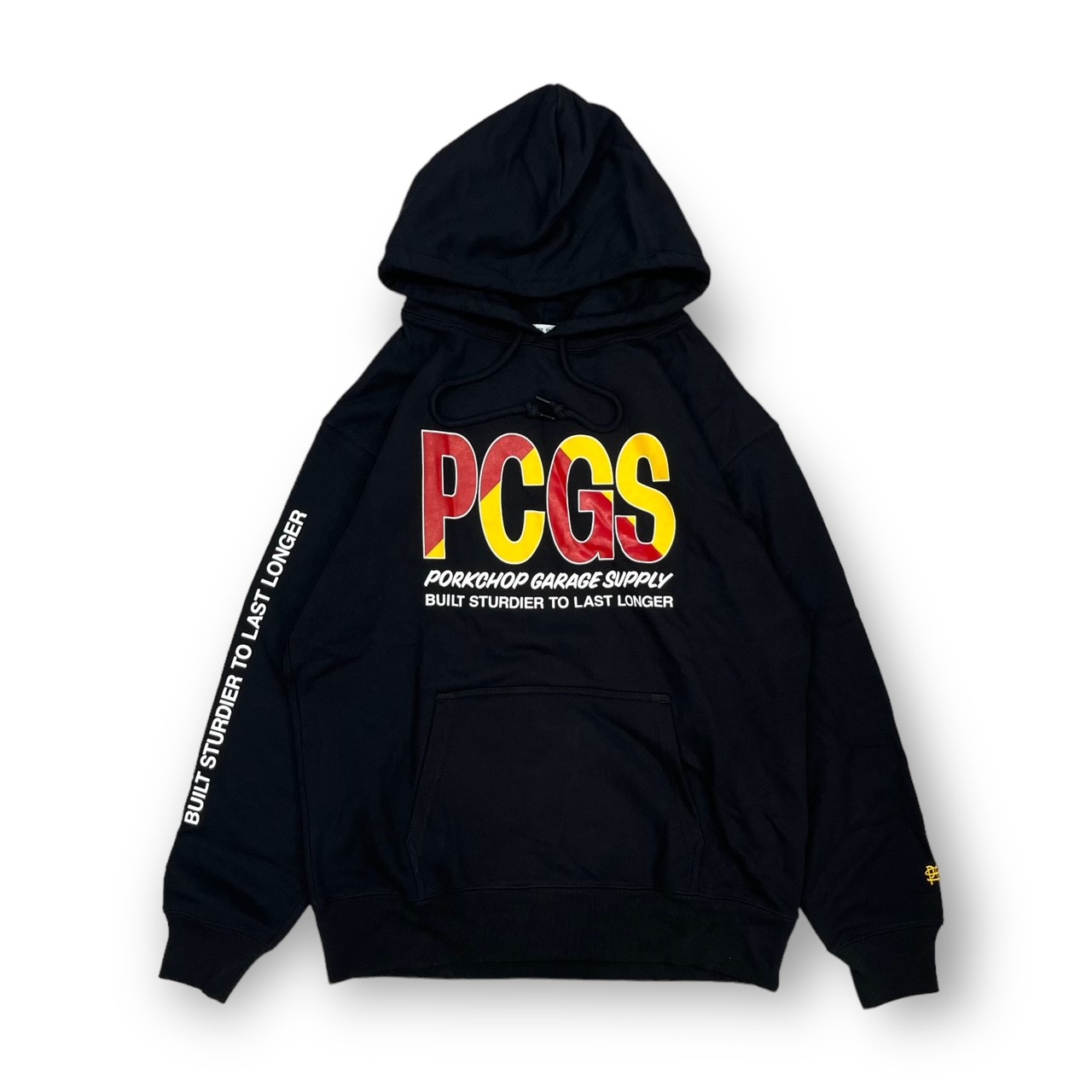 PORKCHOP × MASSES HOODIE challenger パーカー PORKCHOP - PORK BACK HOODIE / RED×WHITE / ポークパーカー