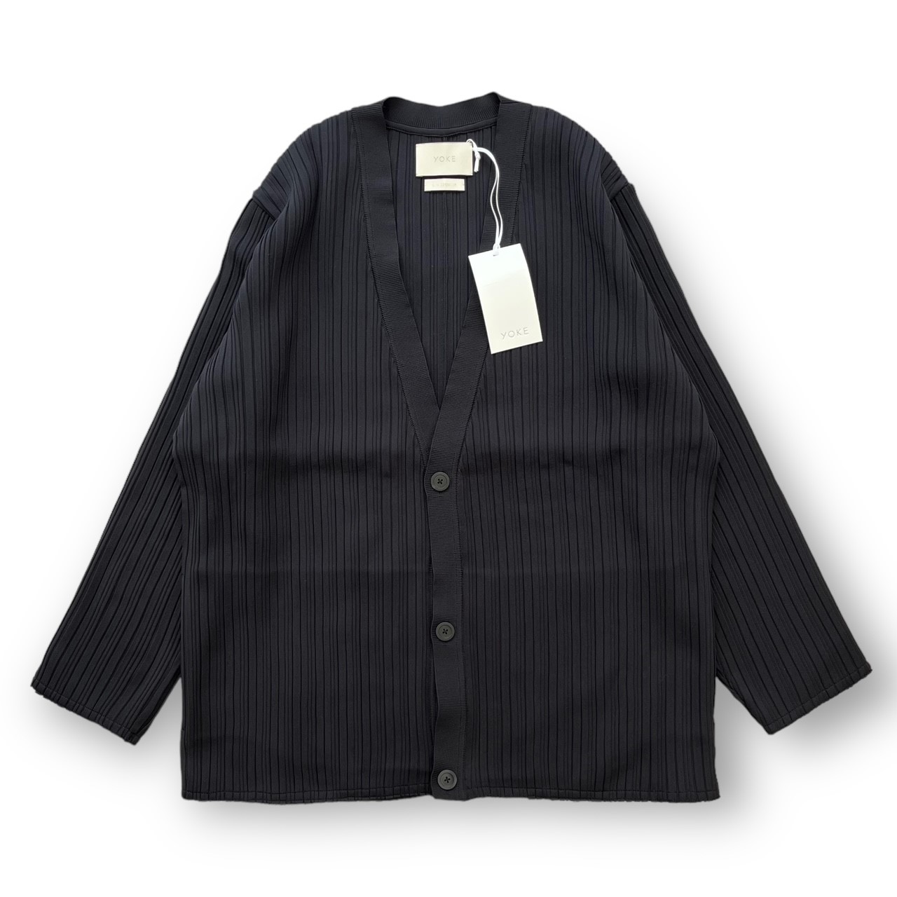 楽天市場】ヨーク・YOKE 22SS Pleated Knit Cardigan 状態SS プリーツ 