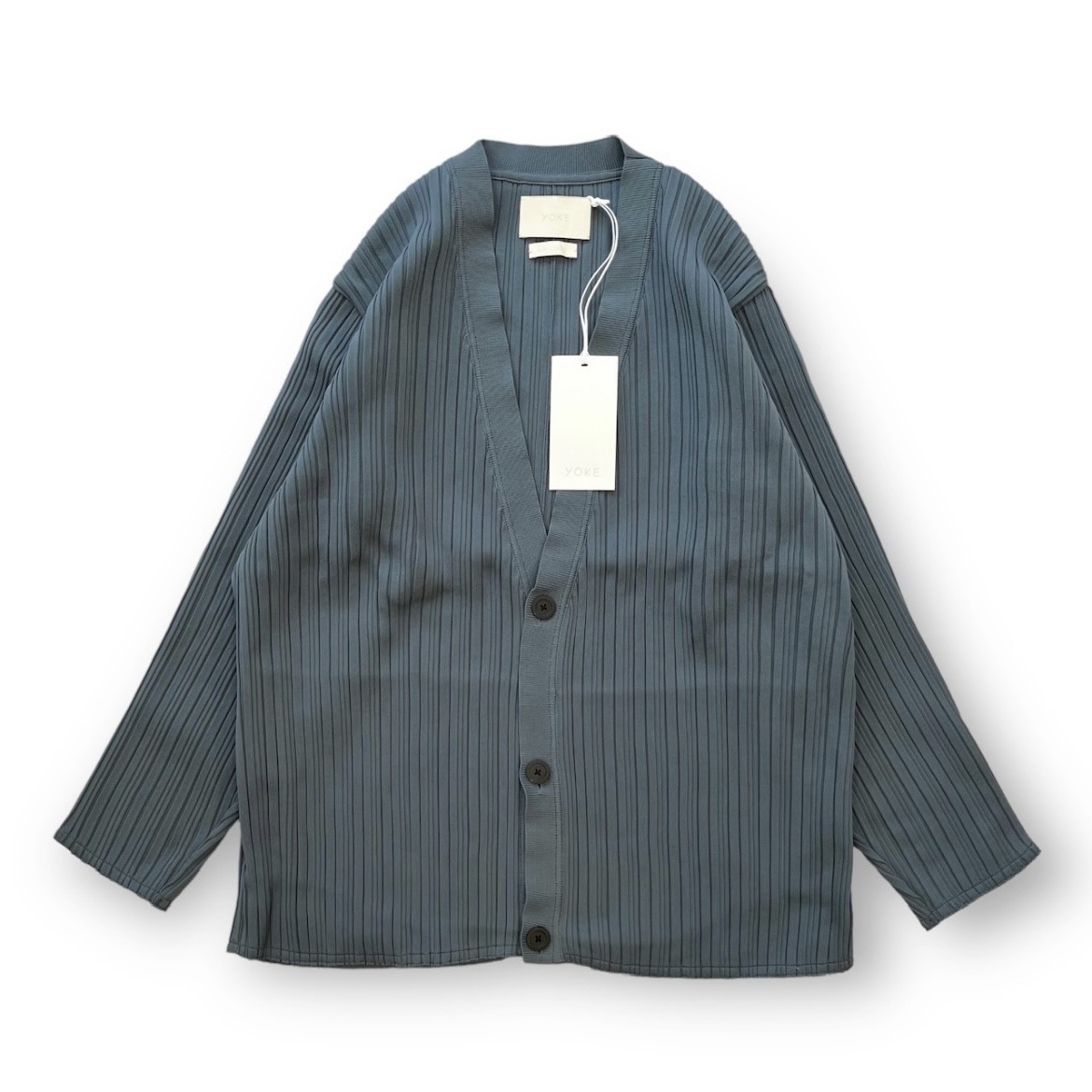 楽天市場】ヨーク・YOKE 22SS Pleated Knit Cardigan 状態SS プリーツ