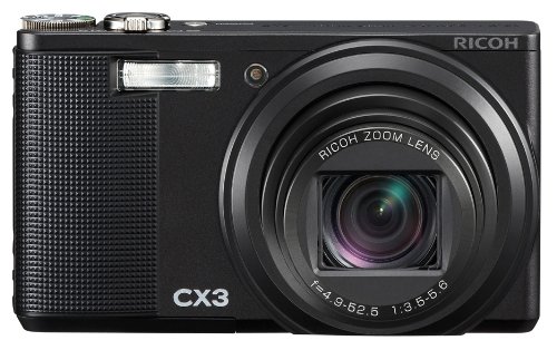 【中古】RICOH デジタル写真機 CX3 黒いこと CX3BK
