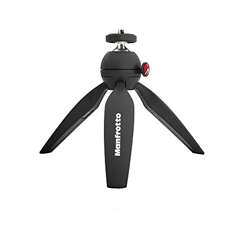 玄関先迄納品 中古 Manfrotto ミニ三脚 Pixi カメラ用 ミラーレスカメラ コンパクトカメラ ボール雲台 動画撮影用グリップ ブラック 耐荷重1kg 自重190g Mtpixi B