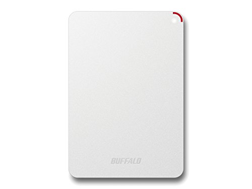 【中古】BUFFALO 耐衝撃相応う 2.5in(携帯型) 外後ばらいHDD 1結核症 白いこと 固定ディスク-PNF1.0U3-BWE