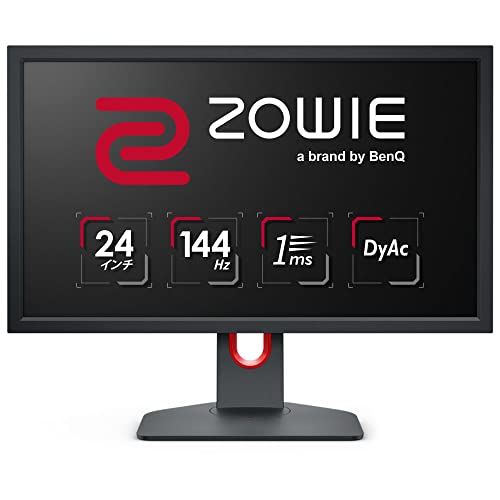 【中古】ベンキュージャパン BenQ ZOWIE XL2411K ゲーミングモニター (24インチ/Full HD/TN/144Hz/1ms/DyAc/小さめ台座/OSDメニュー/指一本で高さ調整)
