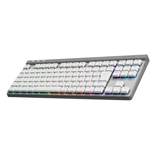 【中古】Logicool G ゲーミングキーボード G515 LIGHTSPEED TKL 薄型 無線電話 テンキー受け答え 鍵盤 G515-WL-TCWH タクタイル 茶軸 信頼のおけるなキーストローク感 日本語申し合わせ LIGHTSPEED Bluetooth 繋ぎ合わせる相応う LIGHTSYNC RGB パソコン 白いこと 国内定め事品