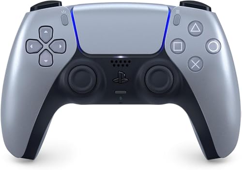 【中古】【純正品】DualSense ワイヤレスコントローラー スターリング シルバー?（CFI-ZCT1J08）