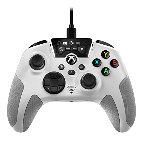【中古】TURTLE BEACH コントローラー 有線 USB Xbox Steam Windows PC 用 ゲームパッド 背面ボタン EQプリセット有 足音強化 サイドトーン エイム調整 ホワイト 白 Recon 国内正規品【Xbox 公認】