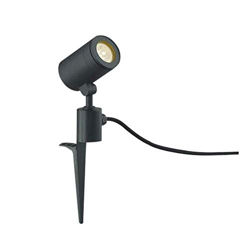 【中古】コイズミ照明 スポットライト 広角 JDR50W相当 スパイク式 黒色塗装 AU43682L
