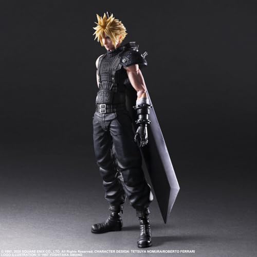 【中古】Square Enix - Final Fantasy VII Play Arts Kai Cloud Strife V2 ActionFigure