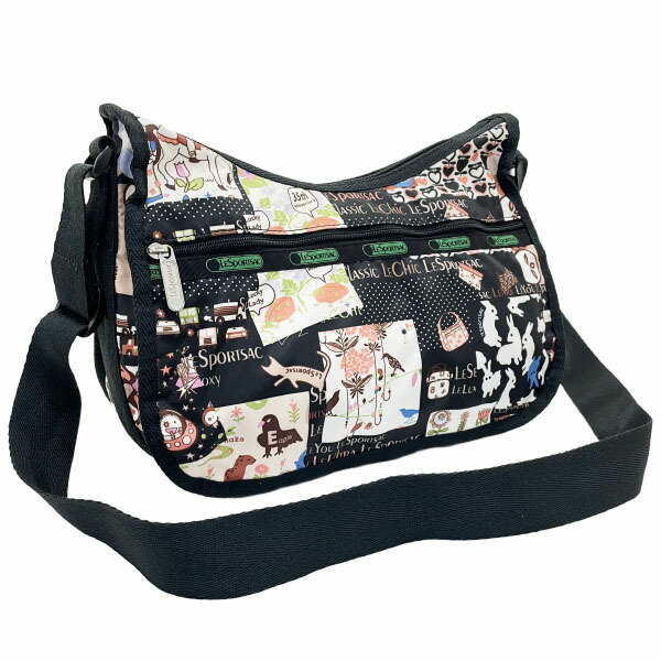 【美品】レスポートサック　ルーニー・テューンズ コラボ　ショルダーバッグ　総柄 美品】レスポートサック ルーニー・テューンズ コラボ
