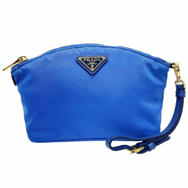 楽天市場】PRADA プラダ ポーチ DENIM デニム 化粧ポーチ コスメポーチ