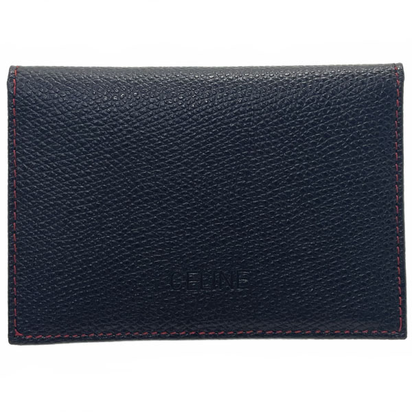 美品✨セリーヌ　名刺入れ　カードケース　バイカラー　フラップ　パスケース CELINE セリーヌ カードカース パスケース 名刺入れ 10B69 3BFP