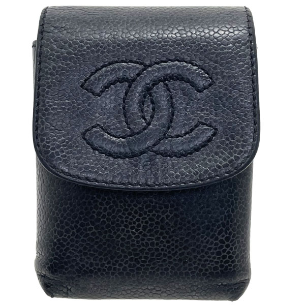 CHANEL - CHANEL シャネル ココボタン シガレットケース IQOSケース アイコスケース 携帯ケース ポーチ 小物入れ レザー ブラック ゴールド金具 A20911 楽天市場】CHANEL シャネル カンボンライン シガレットケース
