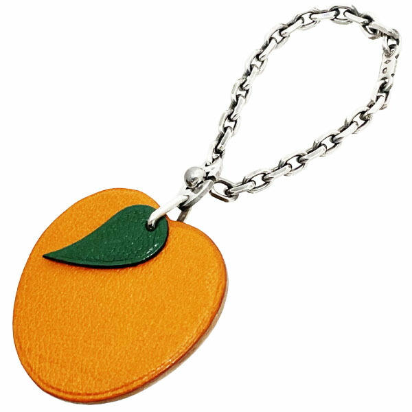 楽天市場】HERMES エルメス フルーツ チャーム オレンジモチーフ