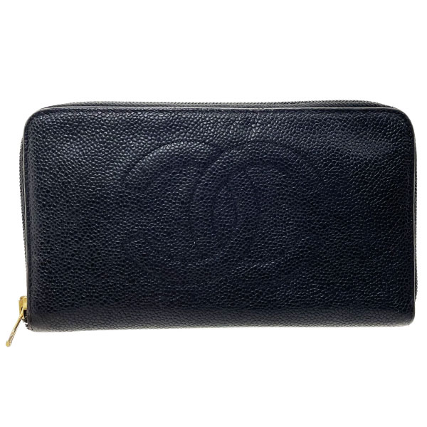 楽天市場】CHANEL シャネル ココマーク ラウンドファスナー 長