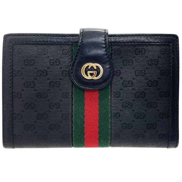 GUCCI オールドグッチ がま口財布 中古美品 53329.jpg