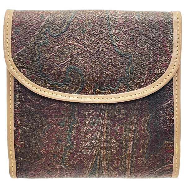 新品未使用品　箱付き　ETRO エトロ　長財布　ペイズリー柄　ブラック ETRO - □美品□ ETRO エトロ レザー ペイズリー柄 ラウンド