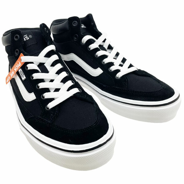 楽天市場】VANS バンズ スニーカー FALKEN BLACK WHITE CHECKERBOARD