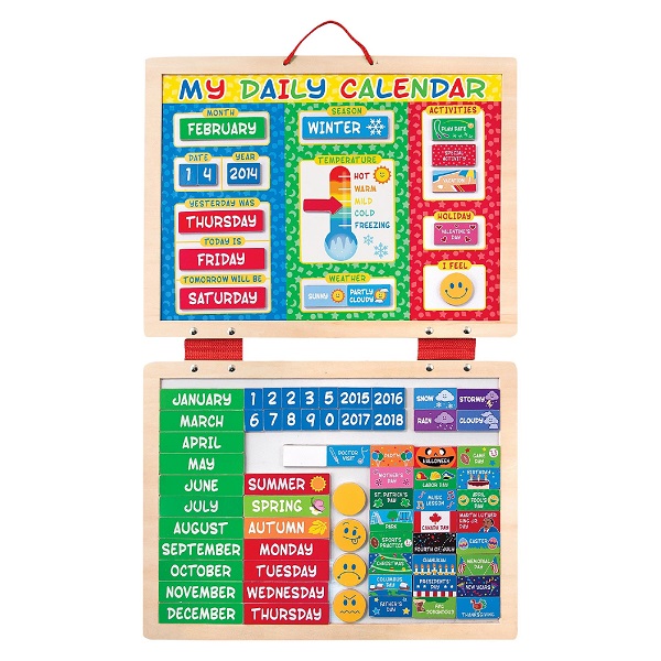 楽天市場 子供英語教育おもちゃ マグネット式 英語のカレンダー 枚 My First Daily Magnetic Calendar 買付け屋 楽天市場店