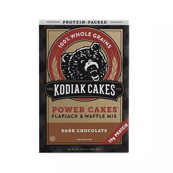 パワーケーキ ダークチョコレート味 フラップジャック ワッフル ミックス 510g 1lb 2oz Kodiak Cakes コディアック ケークス