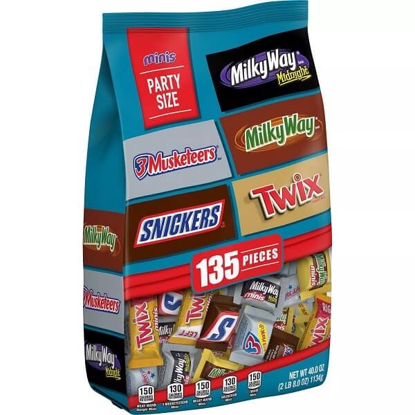 ヴァリエティ ミニ チョコ フェイバリット Mini号 3musketeersなど5ジャンル 40oz 1134g Cannes Encheres Com