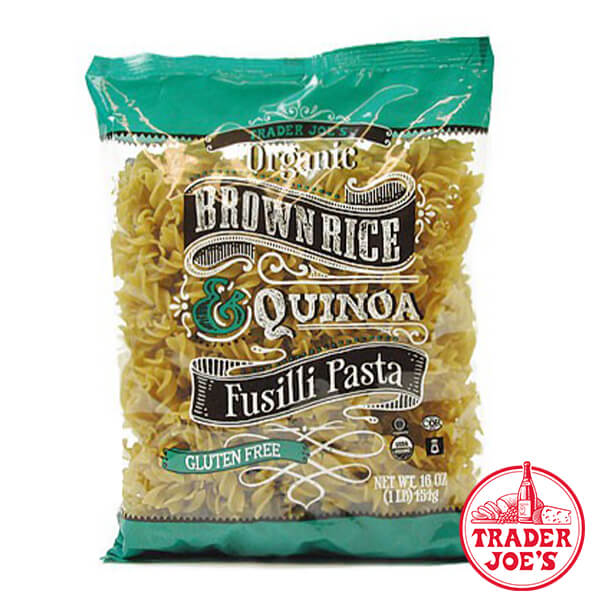 2袋セット トレーダージョーズ オーガニック ブラウンライス（玄米） キヌア フジッリ パスタ 454g(16oz) Trader Joe'sOrganic Brown Rice Quinoa Fusilli Pasta