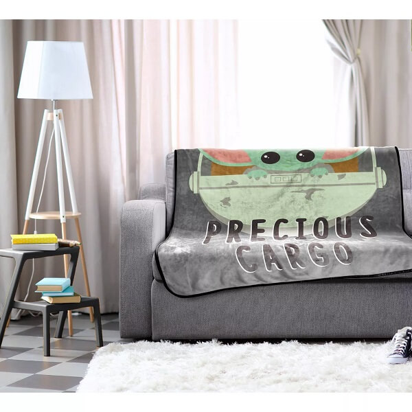 楽天市場】スターウォーズ ザ マンダロリアン フリース ブランケット