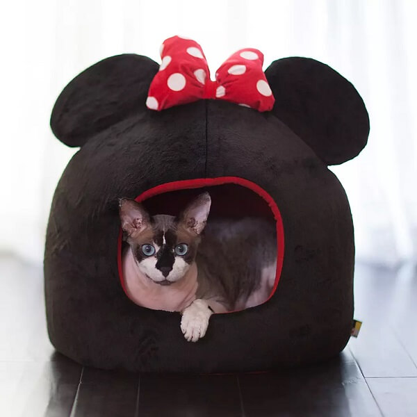 格安 ペット用品 ミニーマウス ペットドーム 猫 小型 犬用 Disney ディズニー 早割クーポン Frustock Cl