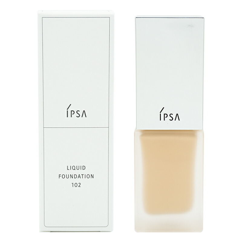 IPSA イプサ リキッド ファウンデイションｅ 102 25mL SPF25 PA++ 透明感 保湿 シミ隠す 毛穴隠す[ギフトラッピング対応]