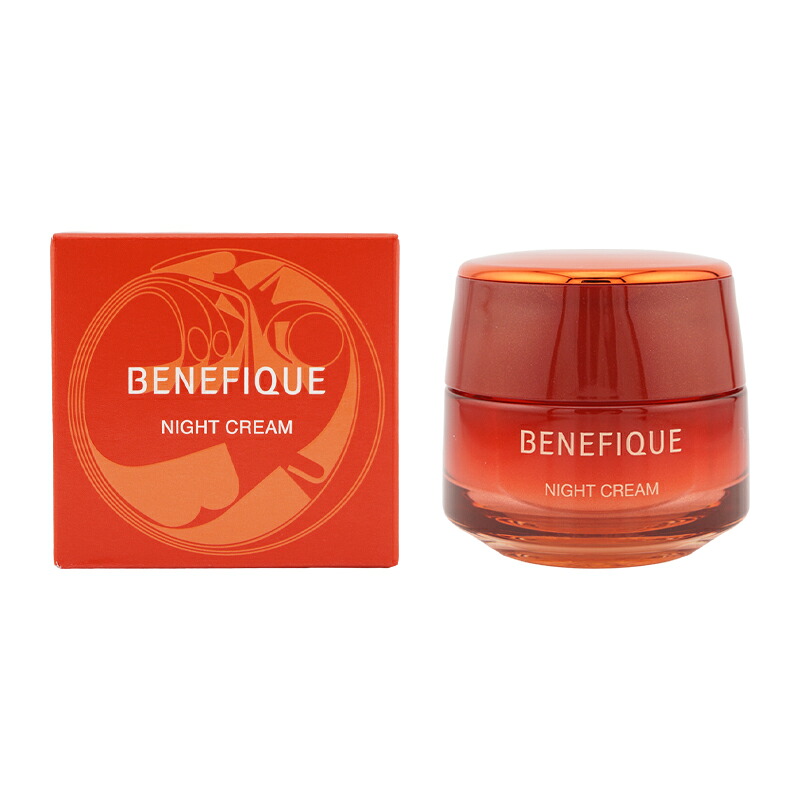 BENEFIQUE ベネフィーク ナイトクリーム 本体 40g 美容液成分 整肌 保湿 乾燥 ダメージ フローラルフルーティーの香り[医薬部外品][ギフトラッピング対応]