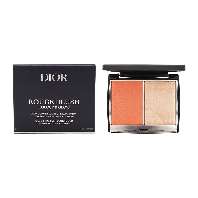 DIOR ディオール スキン ルージュ ブラッシュ カラー＆グロウ 457 ディオレット 8g チーク ハイライト デュオ パレット [ギフトラッピング対応]｜かいちゃんのお店