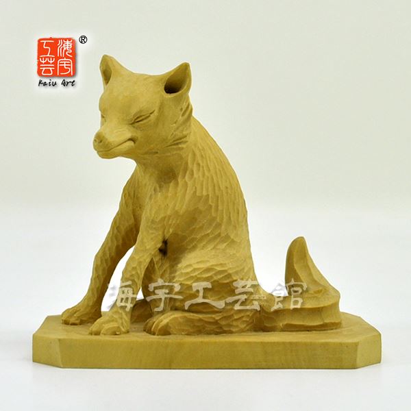 【神狐】狐像　稲荷紋 神狐像完成です〇 | 京都の仏師 宮本我休（GAKYU ガキュウ）