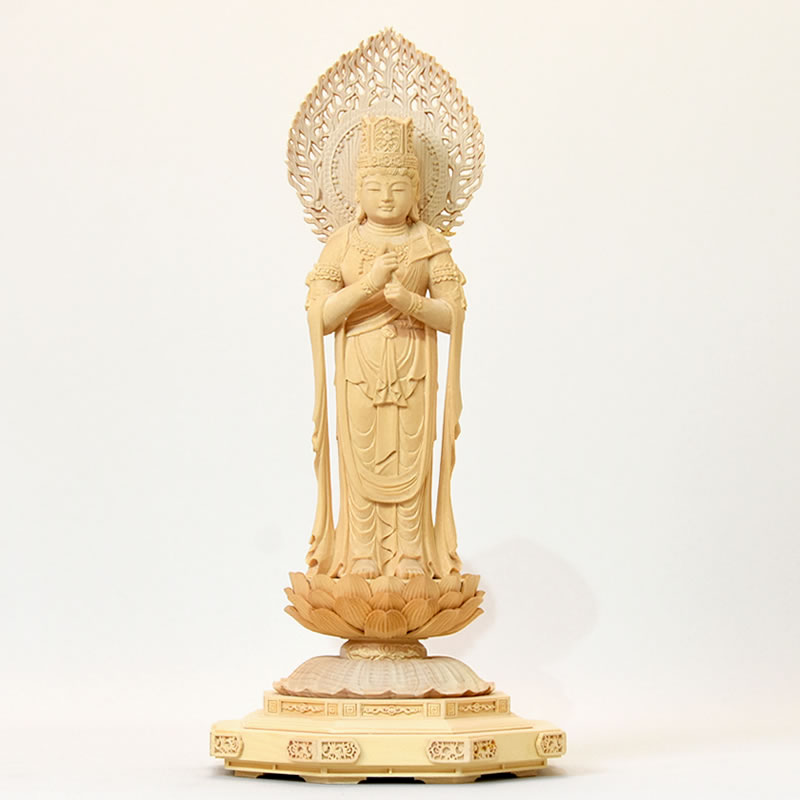 楽天市場】木彫 仏像 【大日如来立像】 柘植（つげ） 立5.0寸 : 海宇