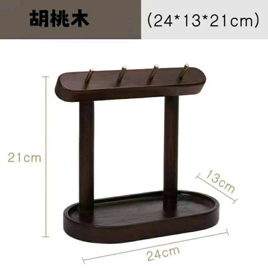 鍵置き クルミの木 納めるボックス席 卓上 小入れもの 入り口・入口 鍵入れ 鍵保持者 付属品照明ランプ 足がかり引っ掛かり 木製
