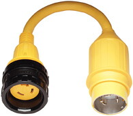 マリンコ MARINCO121A アダプター 121A50A 125/250V雄→30A125V雌|マリン用品の海遊社 店