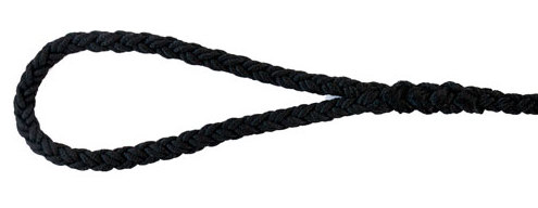 国産ナイロンクロスブラックロープ　18mm&times;10M片側アイスプライス加工済適応ボート～36ftまで｜マリン用品の海遊社　店 8,539円