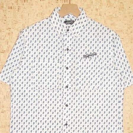 ９ＭＩＣＲＯＰＨＯＮＥＳ ［ナインマイクロフォンズ］　半袖シャツNMF30025 PAISLEY SHIRT S/S -KING OF THE ROAD-｜Men&rsquo;s Wear K.A.J