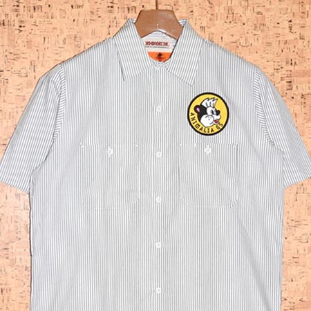 ＡＮＩＭＡＬＩＡ ［アニマリア］ 半袖シャツ AN19S-SH02 WORK SHIRTS : SERVO [US BIG SILHOUETTE]