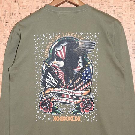 ＡＮＩＭＡＬＩＡ ［アニマリア］ ロンＴ AN22SP-TE07 FREEDOM IS NOT FREE L/S