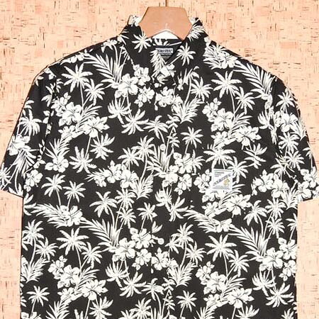 ＤＯＵＢＬＥ ＳＴＥＡＬ ［ダブルスティール］ 半袖シャツ 753-35205 BLACK ALOHA B.D SHIRT