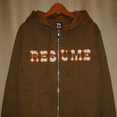 ＲＥＳＵＭＥ ［レズメ］　パーカー RE05W-S004 SWEAT HOODED ZIP UP