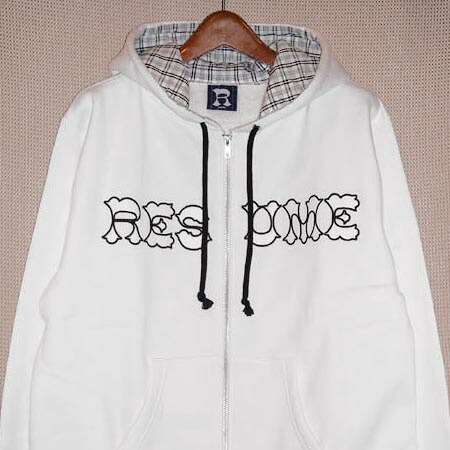 ＲＥＳＵＭＥ ［レズメ］　フルジップパーカー RE07W-S006 CHECK SWEAT HOODED ZIP
