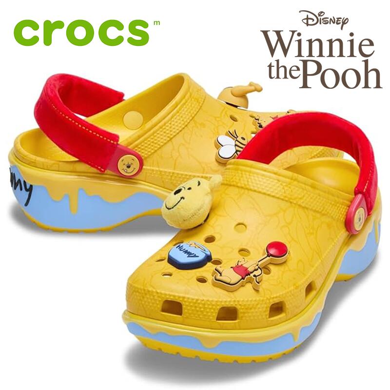 【P8倍】クロックス ウィメンズ ウィニー ザ プー クラシック プラットフォーム クロッグ WOMEN'S Winnie the Pooh CLASSIC PLATFORM CLOG 211092画像