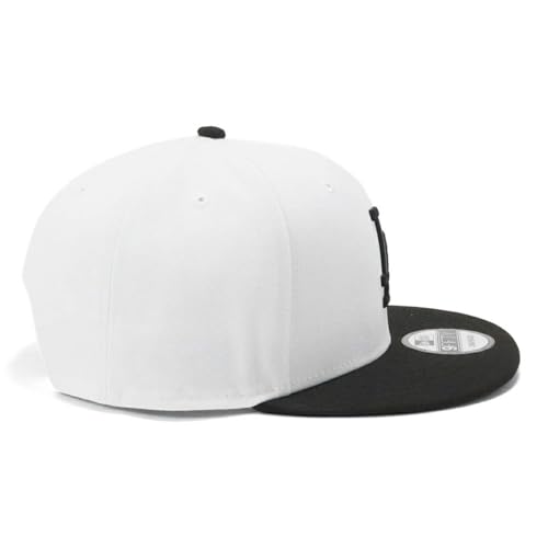 ニューエラ NEW ERA フラットバイザーキャップ MLB 帽子 LAホワイト/ブラック M/L 950 LOSDOD WHT BLK BLK 25J