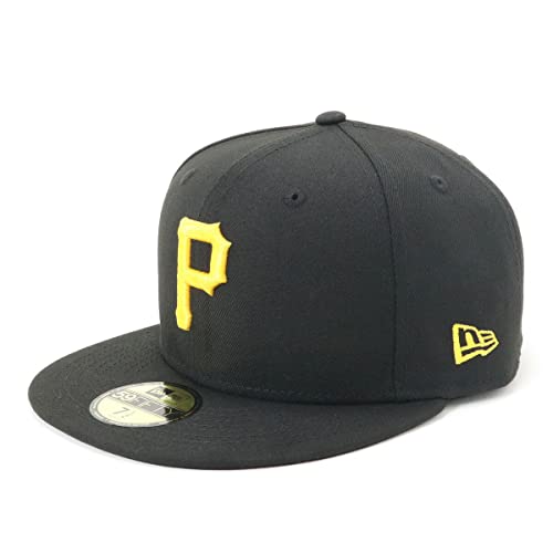 ニューエラ NEW ERA キャップ 59FIFTY ACPERF PITPIR メンズ 帽子 公式 MLB ストリート系 人気 定番 深め フラットバイザー スナップバック 調整可能 大きめサイズ ユニセックス コットン素材 通気性抜群 春夏 ブラック
