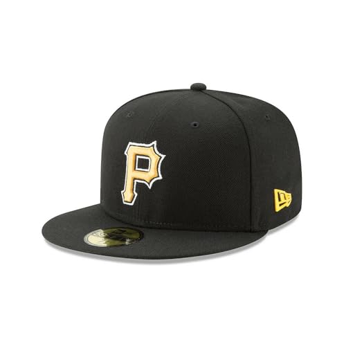 ニューエラ NEW ERA キャップ 59FIFTY ACPERF PITPIR メンズ 帽子 公式 MLB ストリート系 人気 定番 深め フラットバイザー スナップバック 調整可能 大きめサイズ ユニセックス コットン素材 通気性抜群 春夏 ブラック