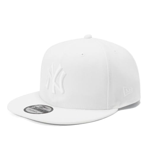 ニューエラ NEW ERA キャップ 9FIFTY 950 NEYYAN メンズ 帽子 公式 MLB ストリート系 人気 定番 深め フラットバイザー スナップバック 調整可能 大きめサイズ ユニセックス コットン素材 通気性抜群 春夏 ホワイト