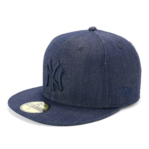 ニューエラ NEW ERA キャップ 59FIFTY 5950 NEYYAN メンズ 帽子 公式 MLB ストリート系 人気 定番 深め フラットバイザー スナップバック 調整可能 大きめサイズ ユニセックス コットン素材 通気性抜群 春夏 ブラック