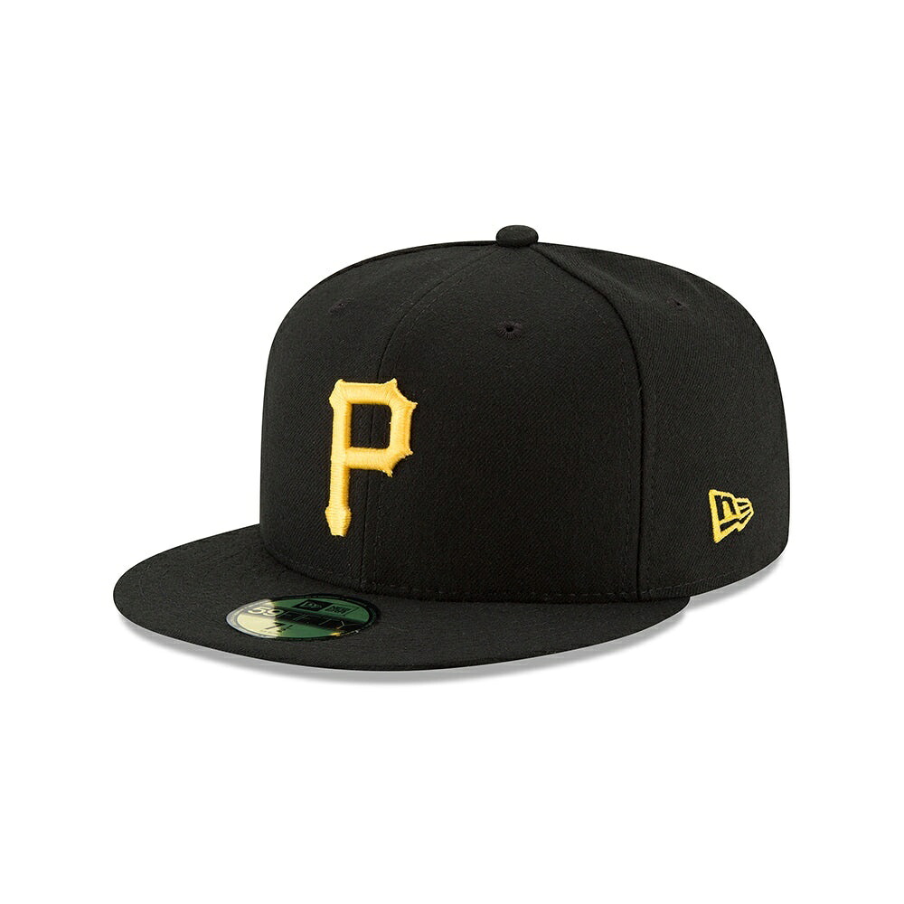 ニューエラ NEWERA 59FIFTY MLBオンフィールド ピッツバーグ・パイレーツ ゲーム 14524856 ブラック 帽子 ストリート カジュアル アウトドア ゴルフ ダンス ハット ヒップホップ ヘッドウェア ベースボールキャップ HIPHOP