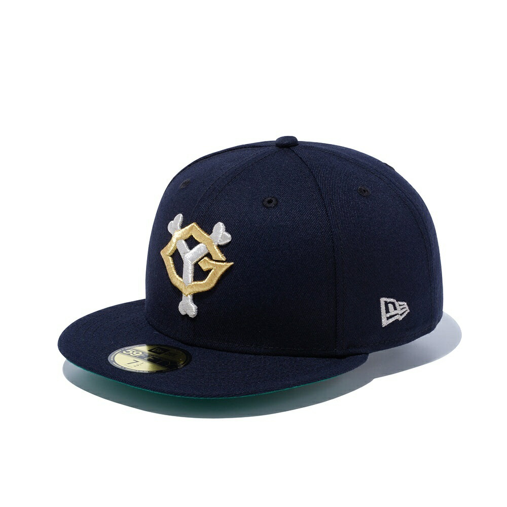ニューエラ NEWERA 59FIFTY NPBクラシック 読売ジャイアンツ ネイビー × メタリックシルバー 14525162 帽子 ストリート カジュアル アウトドア ゴルフ ダンス ハット ヒップホップ ヘッドウェア ベースボールキャップ